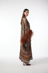 LB88 Kaftan Bronze Organza