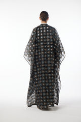 LB79 Kaftan S.Brown Organza