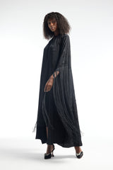 LB40 Black Abaya Arm Tarboosh