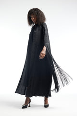 LB40 Black Abaya Arm Tarboosh