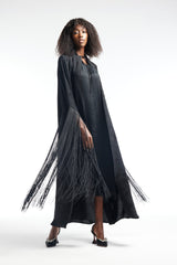 LB40 Black Abaya Arm Tarboosh