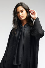 LB41 Black Abaya Bottom Tarboosh