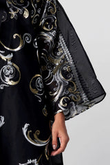 LB57 Silk Organza Abaya