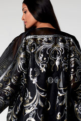 LB57 Silk Organza Abaya