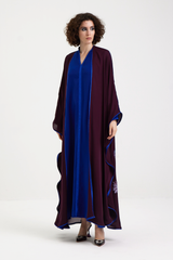 LB60 Maroon Abaya