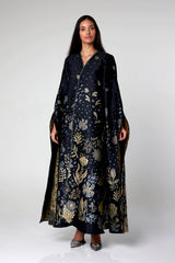 LB53 Satin/Taffeta Abaya