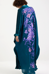 LB61 Green Abaya