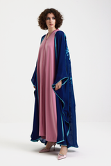 LB62 Turquoise Abaya