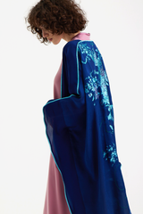 LB62 Turquoise Abaya