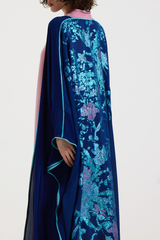 LB62 Turquoise Abaya