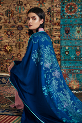 LB62 Turquoise Abaya