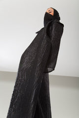 Abaya Black Organza