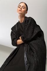 ABAYA BLACK JACQUARD