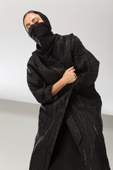 ABAYA BLACK JACQUARD
