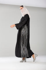 ABAYA BLACK TWEED