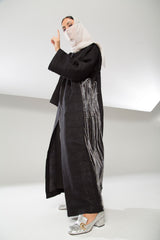 ABAYA BLACK TWEED