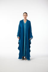LB85 Kaftan Aqua Organza