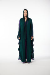 LB84 Kaftan Green Organza