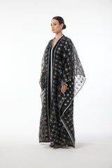 LB79 Kaftan S.Brown Organza