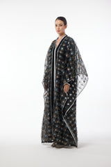 LB79 Kaftan S.Brown Organza