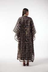 LB81 Kaftan G.Pink Organza