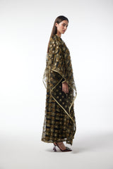 LB80 Kaftan G.Yellow Organza