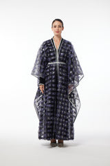 LB78 Kaftan S.Blue Organza