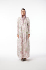 LB74 Abaya Pink Taffetta