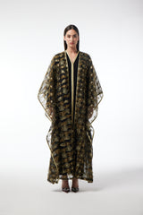 LB80 Kaftan G.Yellow Organza