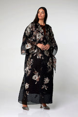 LB52 Organza Abaya