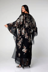 LB52 Organza Abaya