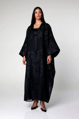 LB54 Organza Roman Abaya