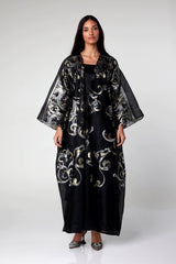 LB57 Silk Organza Abaya