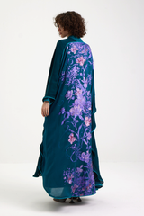 LB61 Green Abaya
