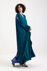 LB61 Green Abaya