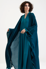 LB61 Green Abaya