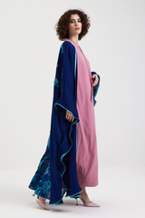 LB62 Turquoise Abaya