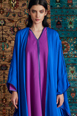 LB64 Purple Abaya