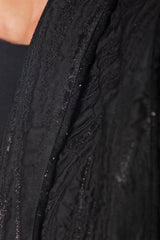 ABAYA BLACK JACQUARD