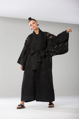 ABAYA BLACK ORGANZA