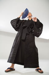 ABAYA BLACK ORGANZA